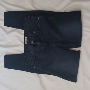 Madewell 9" High Rise Skinny Dark Wash Size 28 Tall
